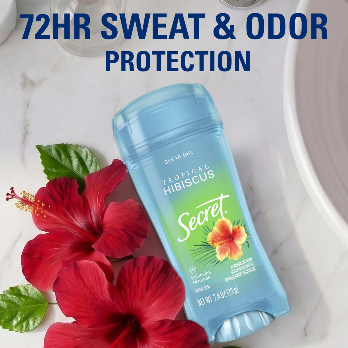 Secret Antiperspirant Deodorant for Women, Cozy Vanilla Scent, 2.6 oz