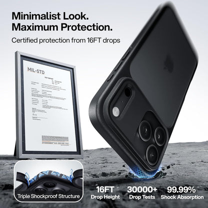 CASEKOO for iPhone Air Case, Crystal Clear, Patented Anti-Yellowing, Slim