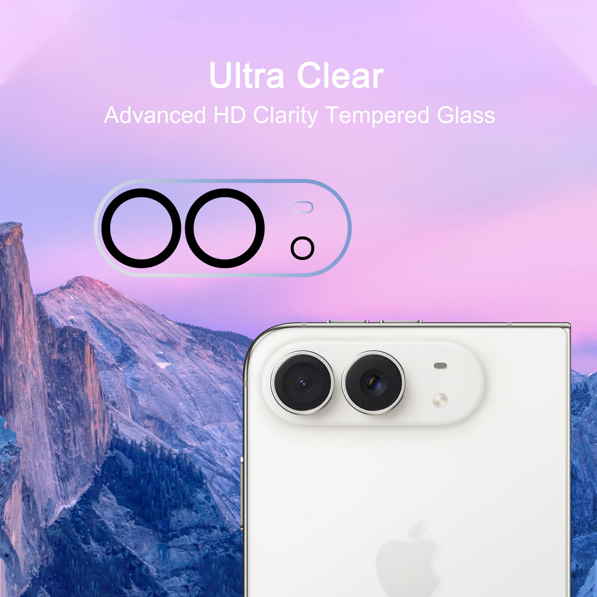 Ailun 3 Pack Camera Lens Protector for iPhone 17 Pro Max, Tempered Glass