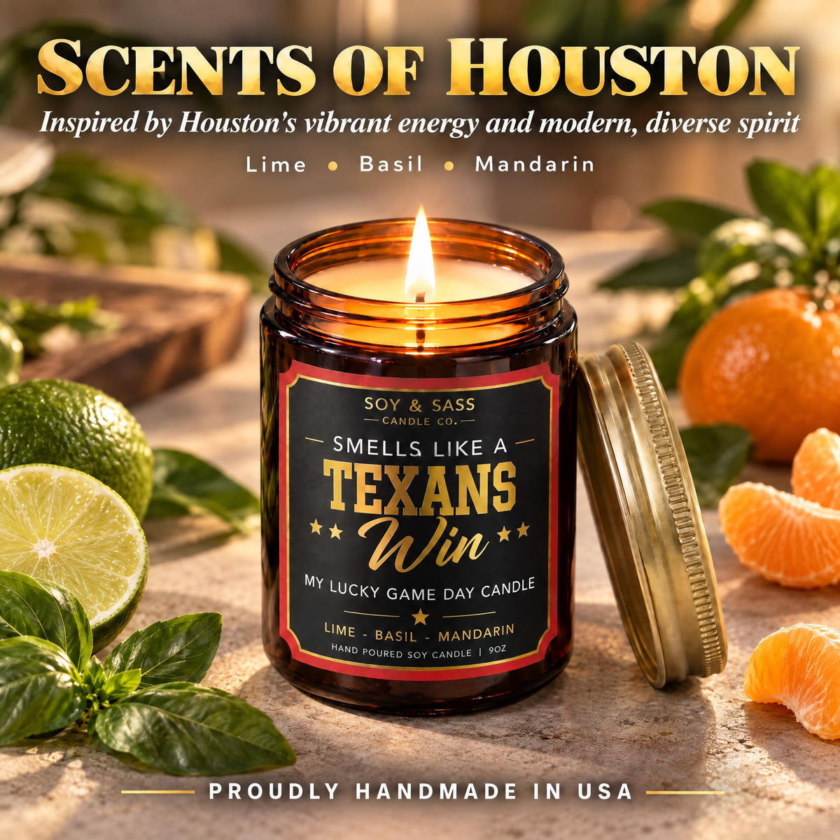 Vikings Gifts for Women / Men - Smells like a Vikings Win Candle, USA Made