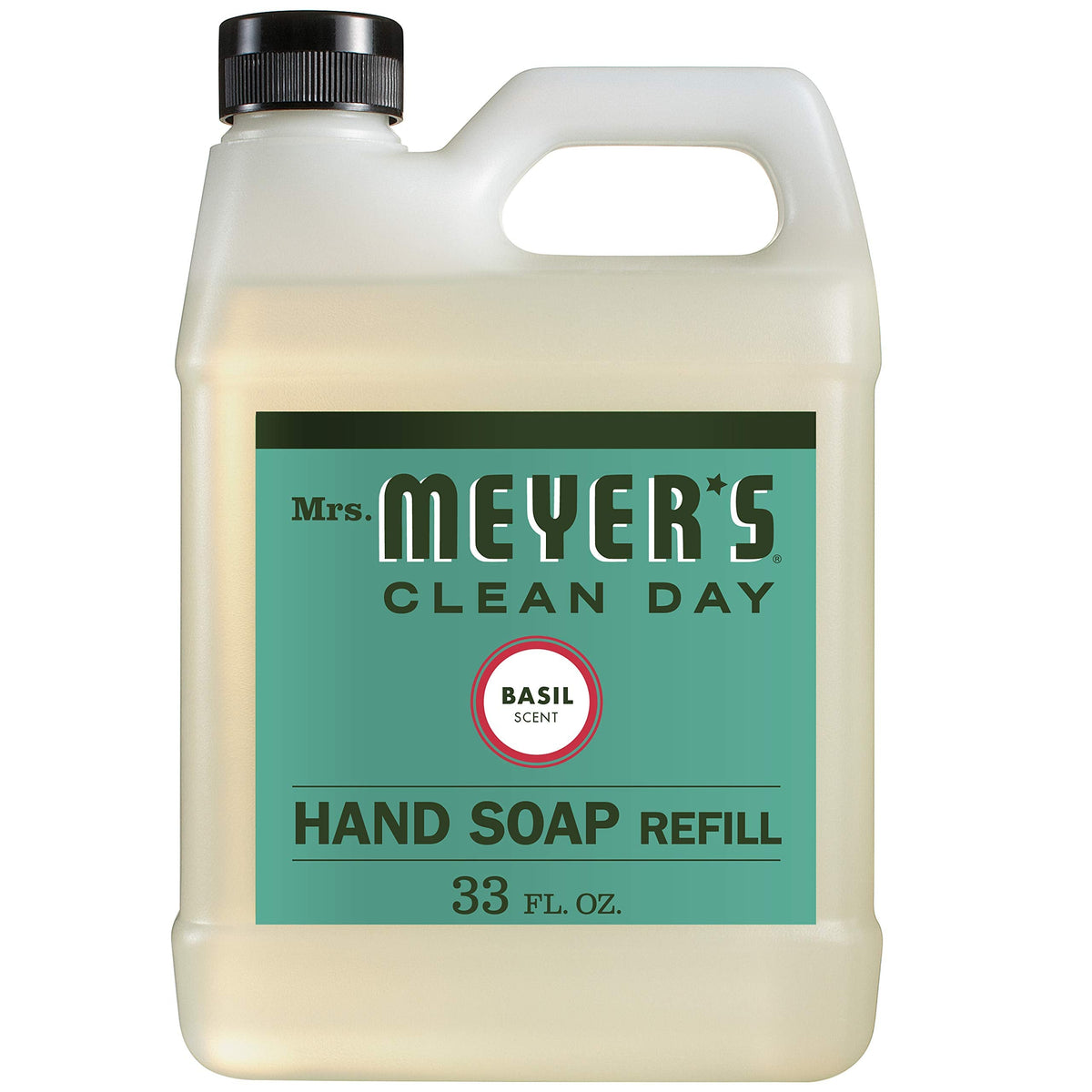 MRS. MEYER'S CLEAN DAY Hand Soap Refill, Lemon Verbena Scent, 33 Fl Oz Bottle
