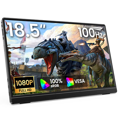 MNN 15.6" 4K Portable Monitor, UHD IPS, USB-C HDMI, with Smart Cover Stand