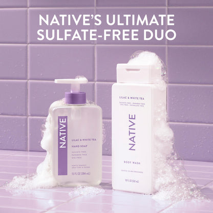 Native Body Wash 3 Pack - Natural Body Wash Women & Men - SLS & Paraben Free - Cucumber & Mint, Coconut & Vanilla, Lavender & Rose