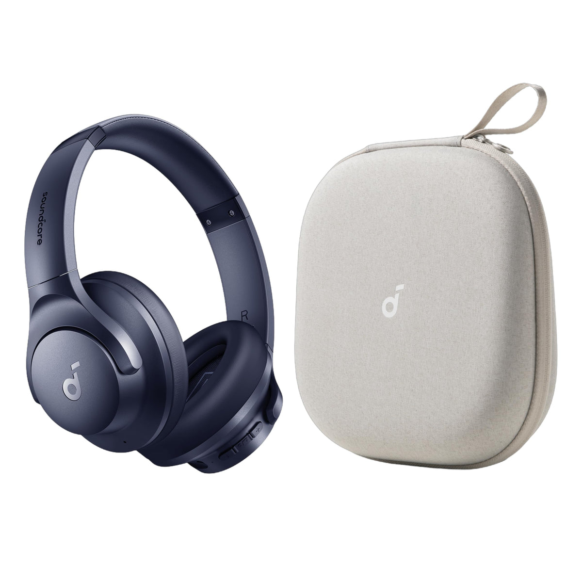 soundcore by Anker Q20i Hybrid Active Noise Cancelling Headphones, Black