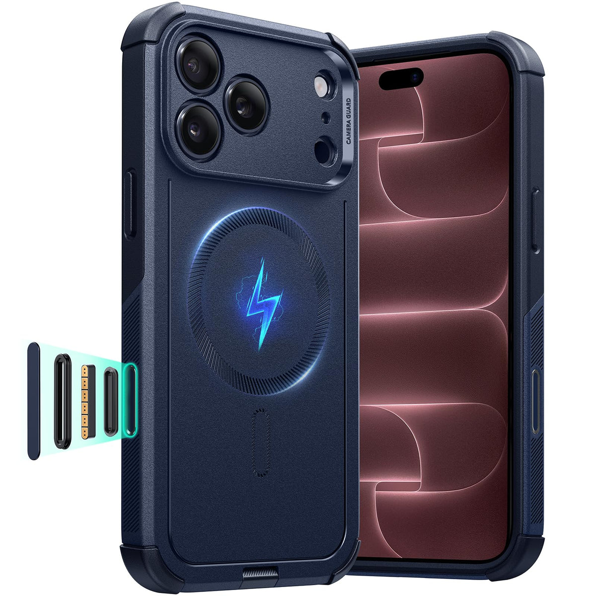 ESR Cyber Tough for iPhone 18 Pro Max/17 Pro Max Case, Black