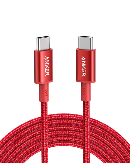 Anker USB C to USB C Cable, 100W Fast Charging Cable(1-Pack, 10 ft, Black)