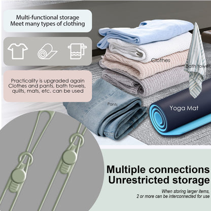 Silicone Cable Ties, Cord Organizer Cable Management,2Sizes-Grey