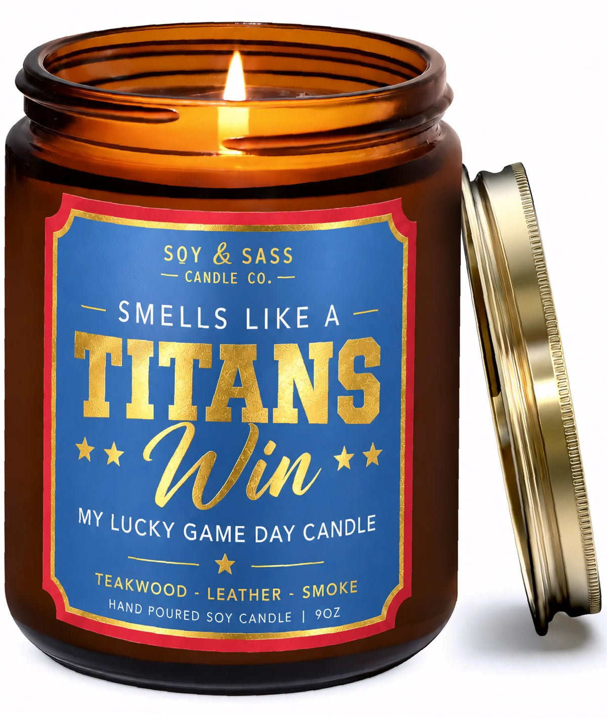 Vikings Gifts for Women / Men - Smells like a Vikings Win Candle, USA Made