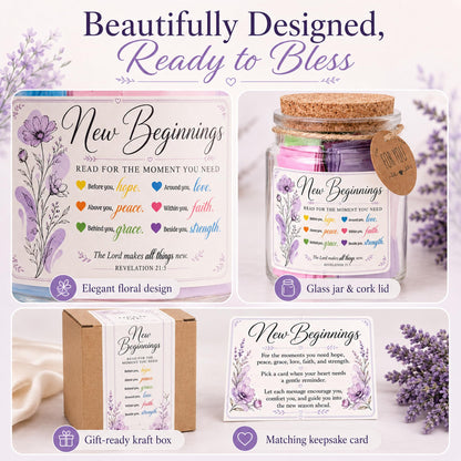 Read This When Bible Verses Jar – Birthday Gifts for Women, Christian Gifts, Christmas Gift for Women, Gift for Mom from Daughter