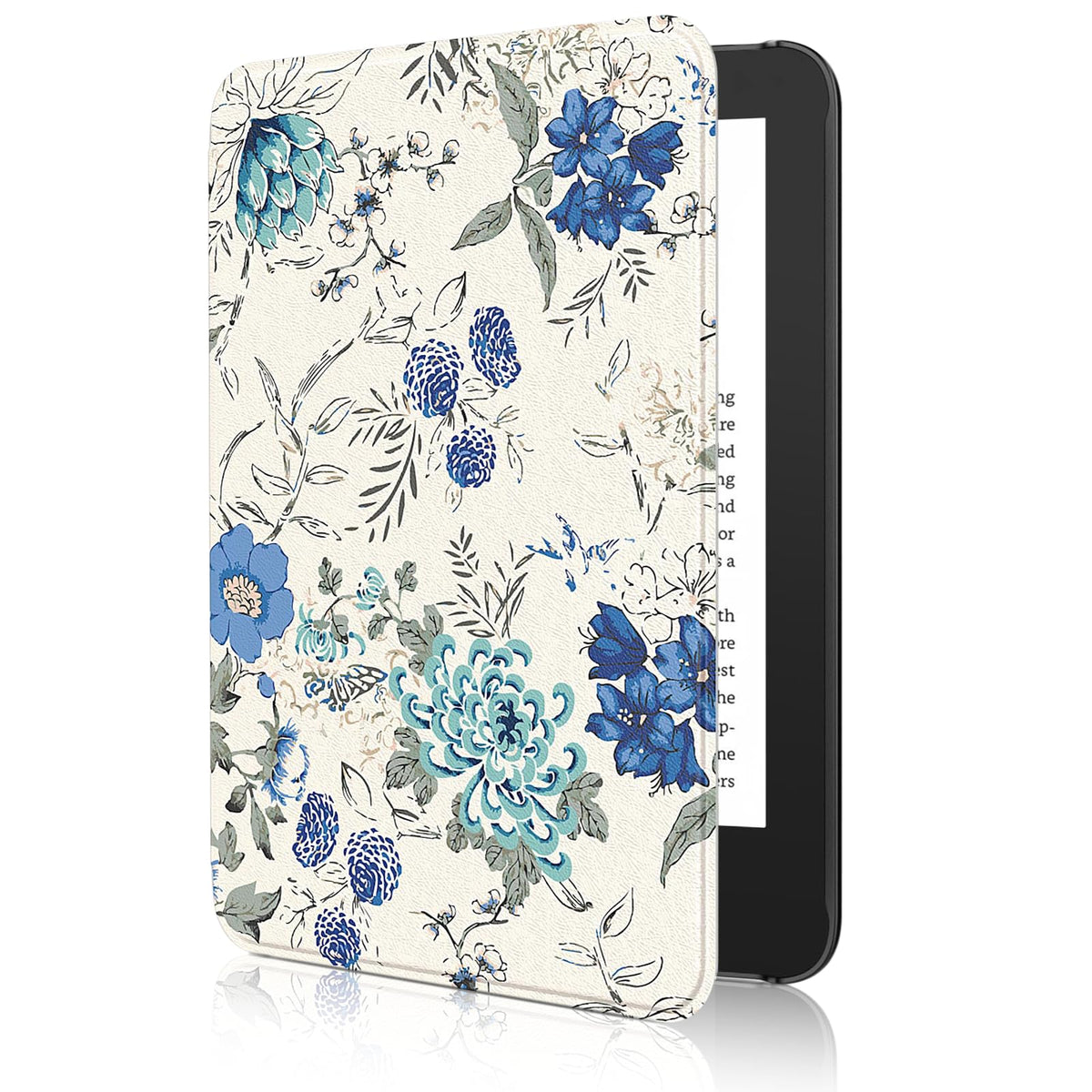 MoKo Case for 6" Amazon Kindle Basic 11th Gen 2024/2022,Blue-green