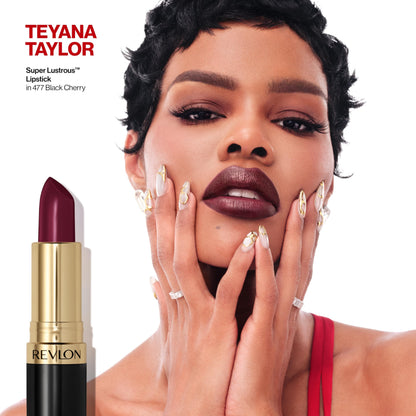 Revlon Super Lustrous Lipstick, Creamy Formula For Soft, Fuller-Looking Lips, Moisturized Feel, 028 Cherry Blossom, 0.15 oz