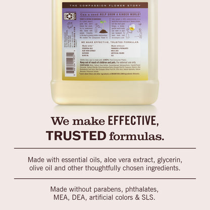 MRS. MEYER'S CLEAN DAY Hand Soap Refill, Lemon Verbena Scent, 33 Fl Oz Bottle