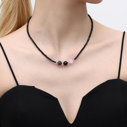 Healing Crystal Beaded Necklaces for Women Christmas Gift