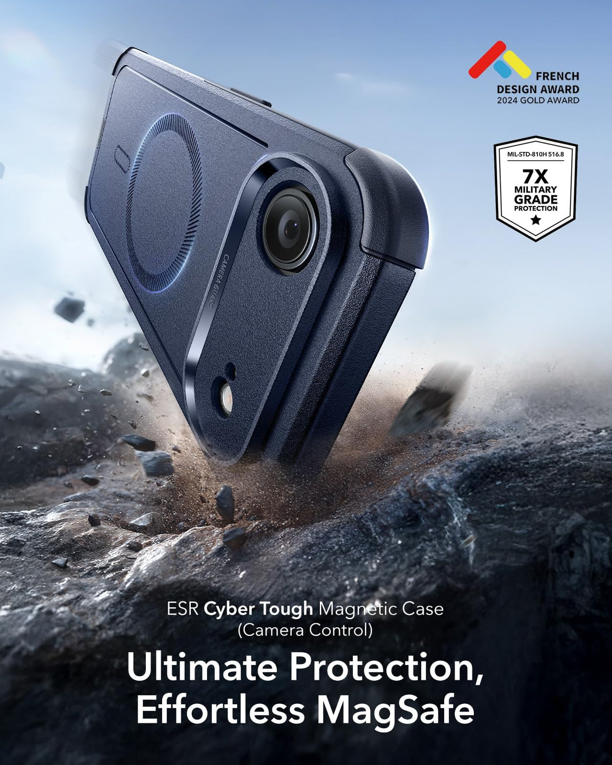 ESR Cyber Tough for iPhone 18 Pro Max/17 Pro Max Case, Black