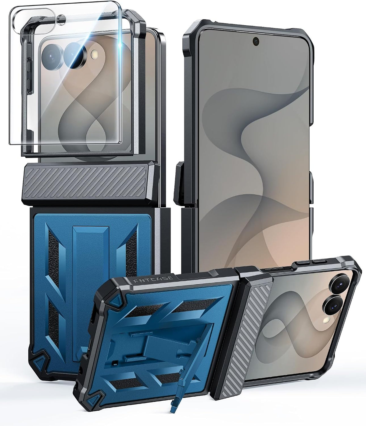 FNTCASE for Google Pixel 11 Pro XL Case with Built-in Screen Protector