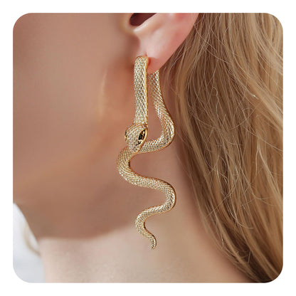 Snake Earrings, Gothic Jewelry Snake Jewelry as Halloween Gifts for Women
