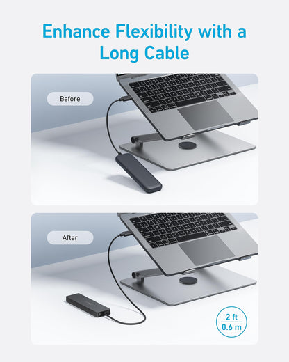Anker USB Hub, 4-in-1 USB Splitter, 4 USB-A Ports with 5Gbps Data Transfer