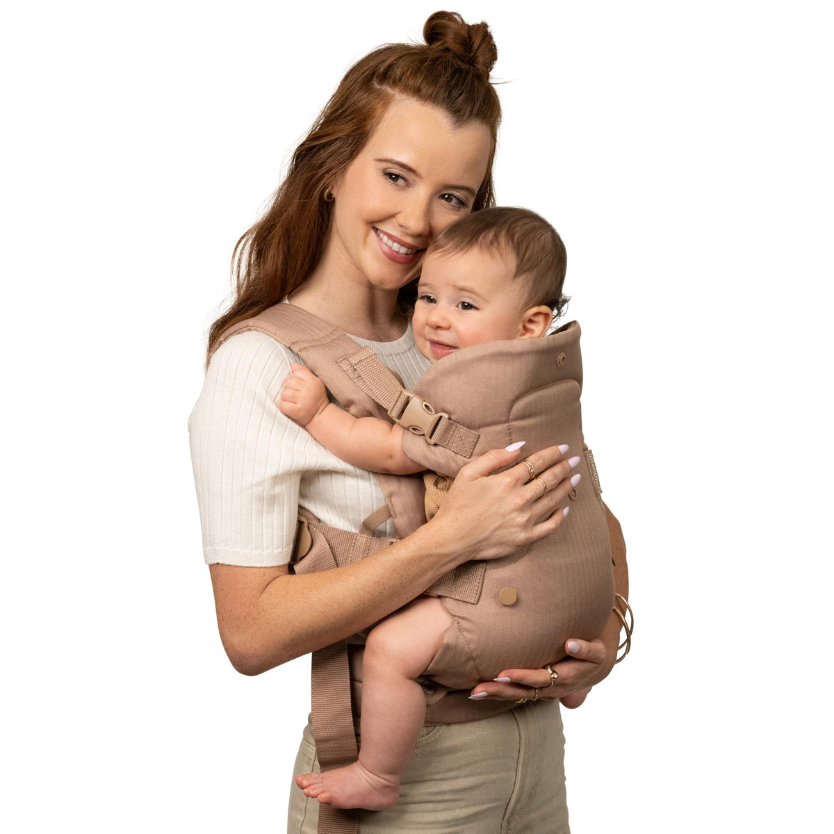 Infantino Flip 4-in-1 Baby Carrier Convertible Ergonomic, Gray