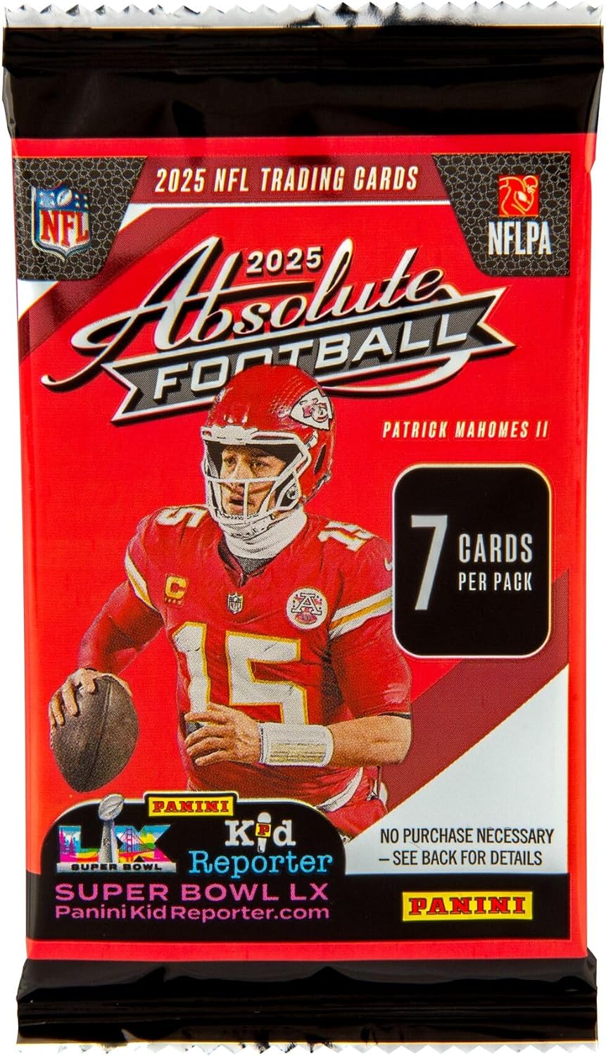 2025–26 Panini Absolute Football Mega Box – Retail Exclusive Parallels & Inserts – NFL Trading Cards – Sealed Retail Mega Box