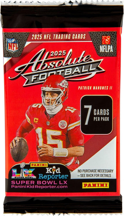 2025–26 Panini Absolute Football Mega Box – Retail Exclusive Parallels & Inserts – NFL Trading Cards – Sealed Retail Mega Box