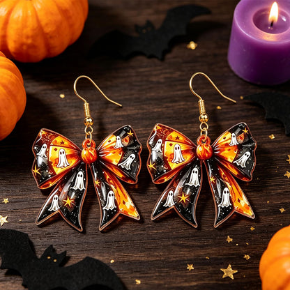 Hocus Pocus Earrings for Women Spooky Witch Halloween Pumpkin Earrings Halloween Accessories Witch Jewelry