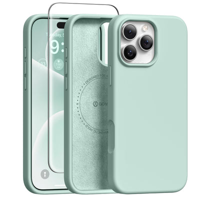 GONEZ for iPhone 18 Pro Max Case/iPhone 17 Pro Max Case, Mist Blue