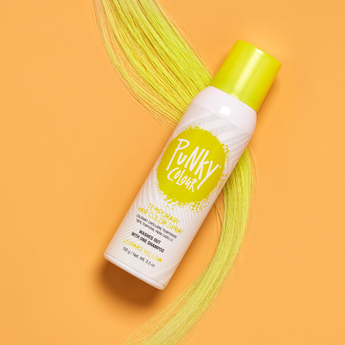 Punky Temporary Hair Color Spray Washes Out Tiger Orange, 3.5 oz, 1 Pack