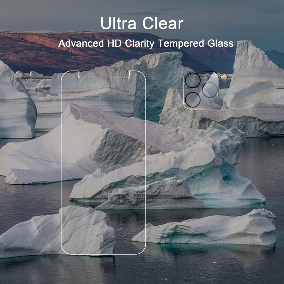 Ailun Screen Protector + Camera Lens Protector for iPhone 16 Pro Max