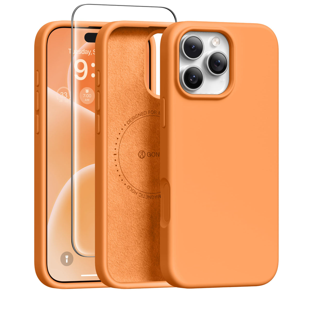 GONEZ for iPhone 18 Pro Max Case/iPhone 17 Pro Max Case, Mist Blue