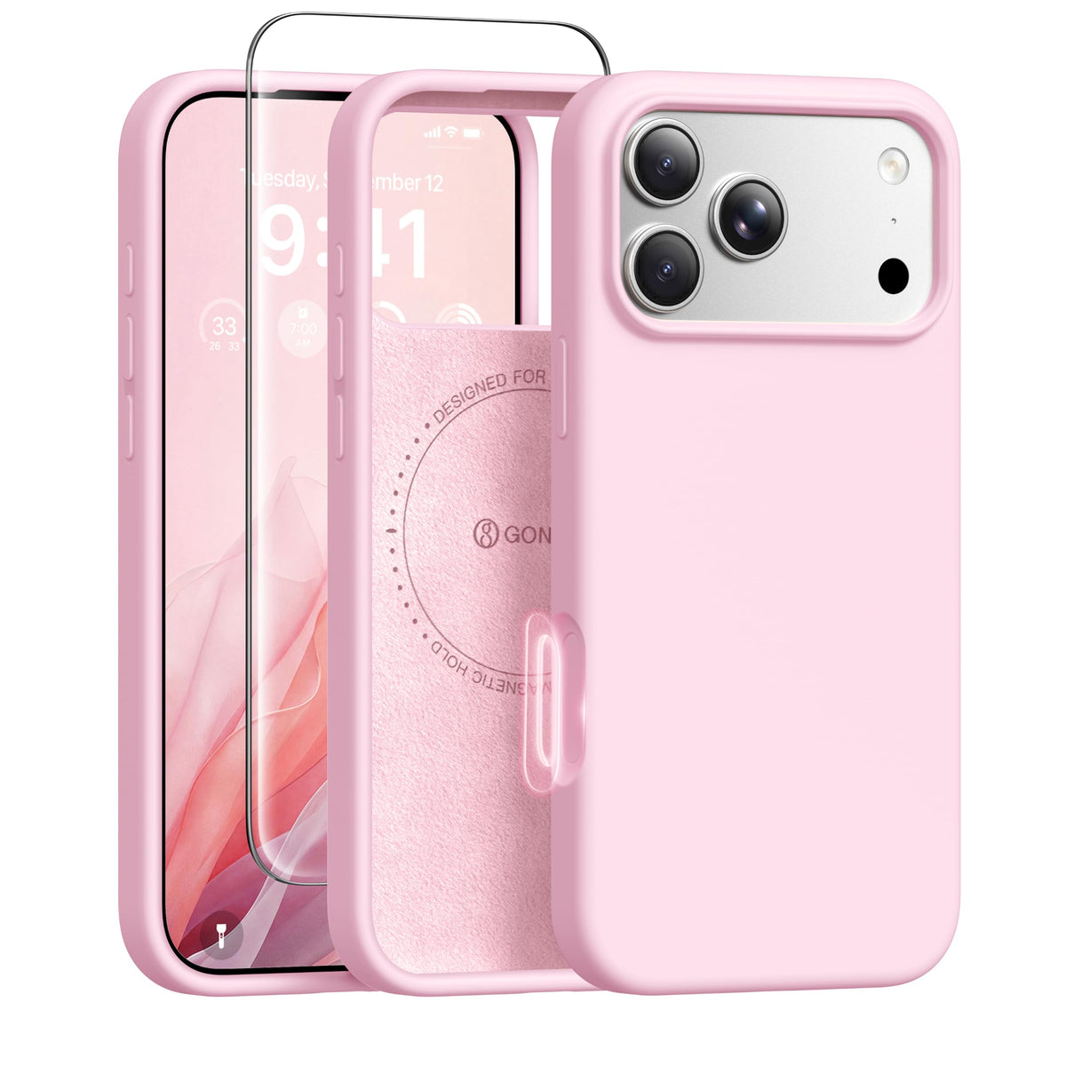 GONEZ for iPhone 18 Pro Max Case/iPhone 17 Pro Max Case, Mist Blue