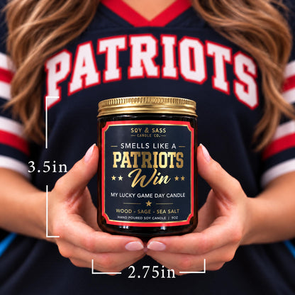 Vikings Gifts for Women / Men - Smells like a Vikings Win Candle, USA Made