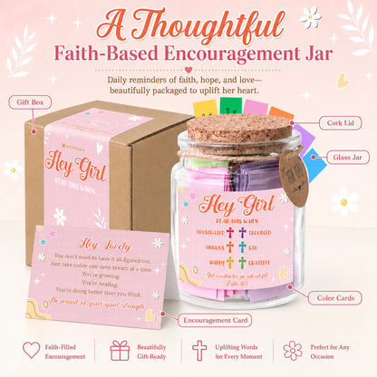 Read This When Bible Verses Jar – Birthday Gifts for Women, Christian Gifts, Christmas Gift for Women, Gift for Mom from Daughter