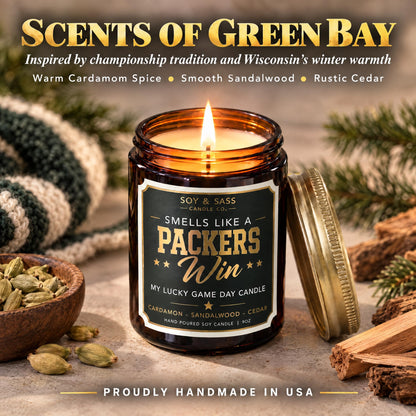 Vikings Gifts for Women / Men - Smells like a Vikings Win Candle, USA Made