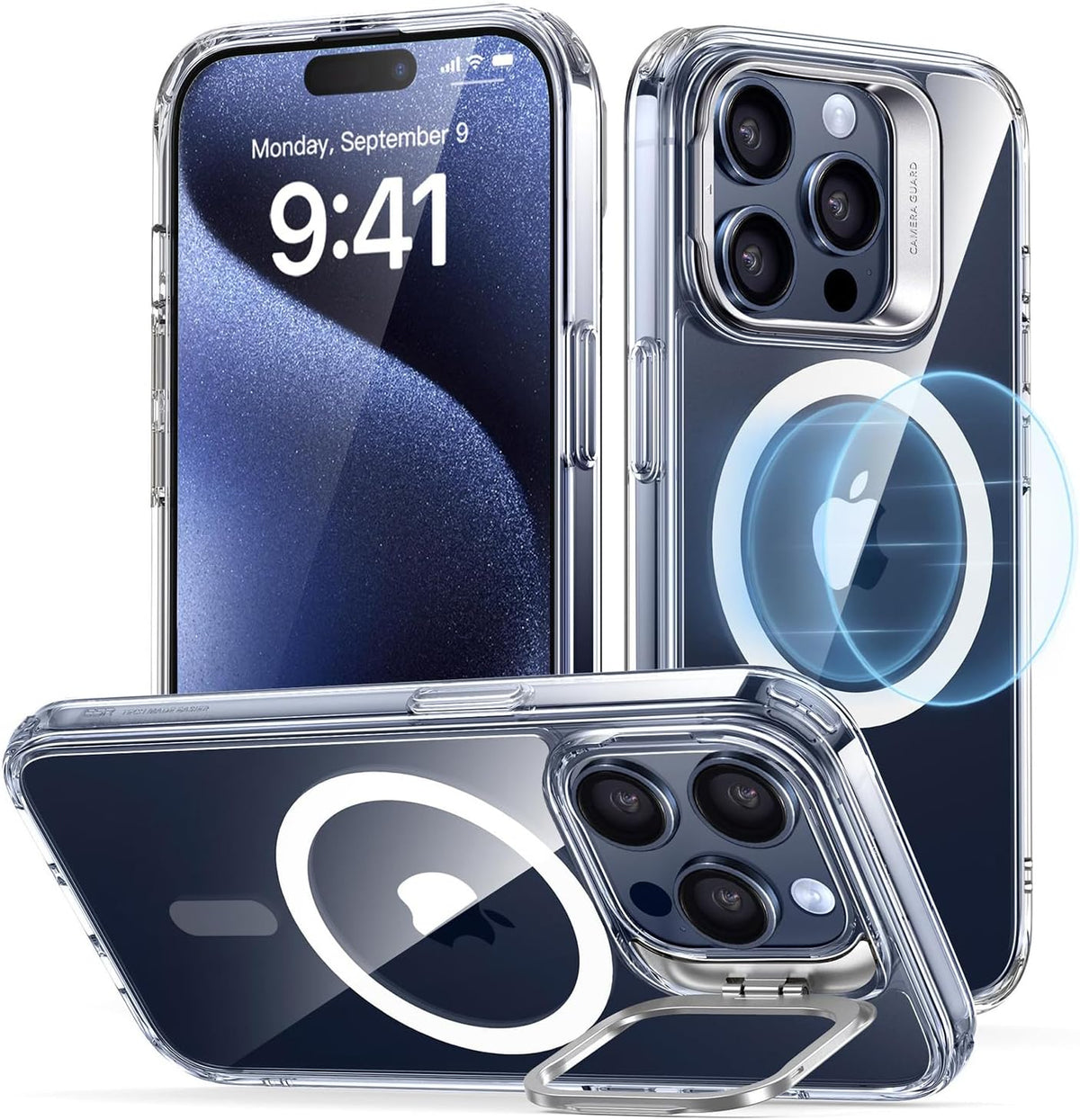 ESR Classic Hybrid for iPhone 18 Pro Max/17 Pro Max Case with Flex Stand