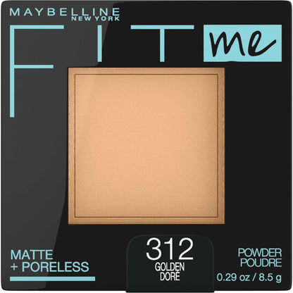 Maybelline Fit Me Matte + Poreless Pressed Face Powder Makeup & Setting Powder, Classic Ivory, 1 Count