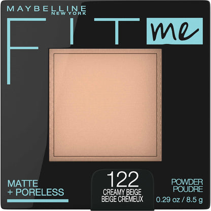 Maybelline Fit Me Matte + Poreless Pressed Face Powder Makeup & Setting Powder, Classic Ivory, 1 Count