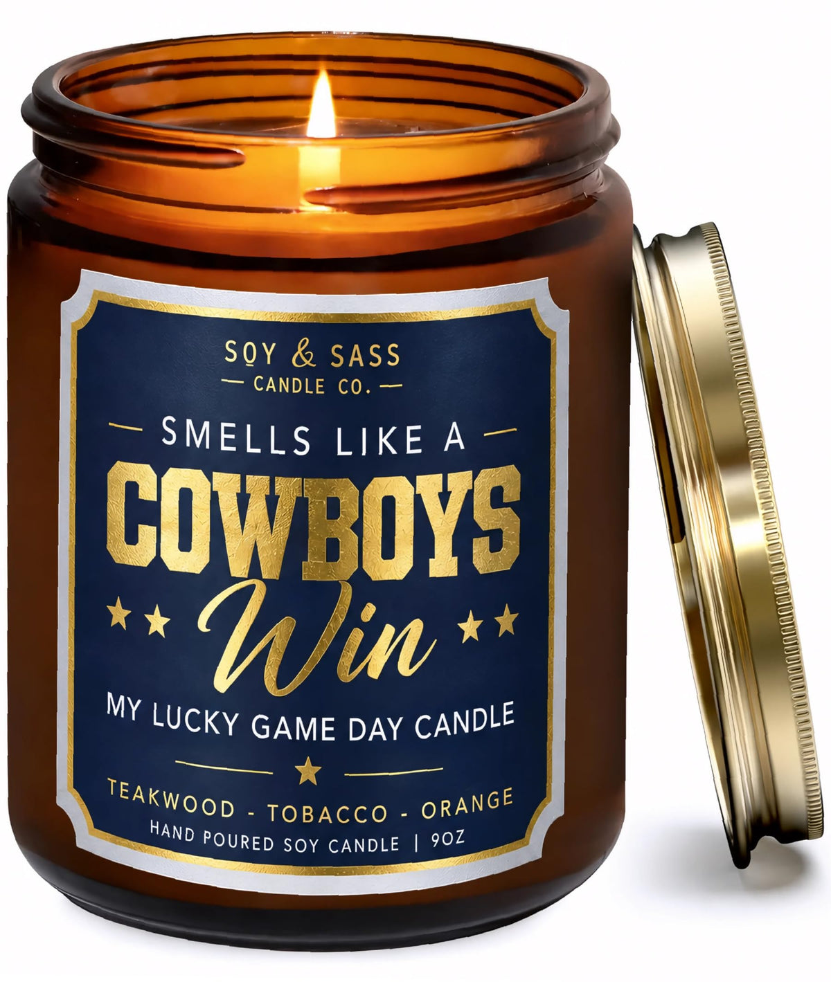 Vikings Gifts for Women / Men - Smells like a Vikings Win Candle, USA Made