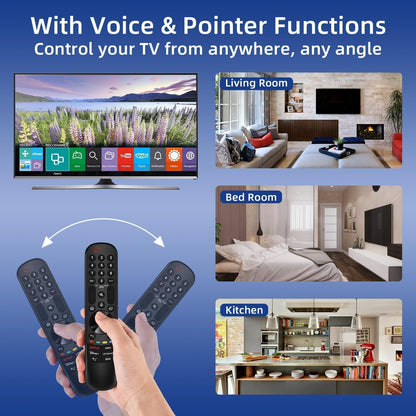 Replacement for LG TV Remote, for All 2019-2025 LG Remote Control for Smart TV with Voice and Pointer Function, for LG Magic Remote. 1-Year Warranty.