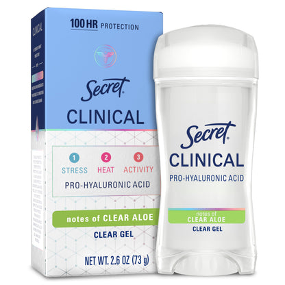 Secret Clinical Antiperspirant Deodorant, Completely Clean 2.6 oz Pack of 2