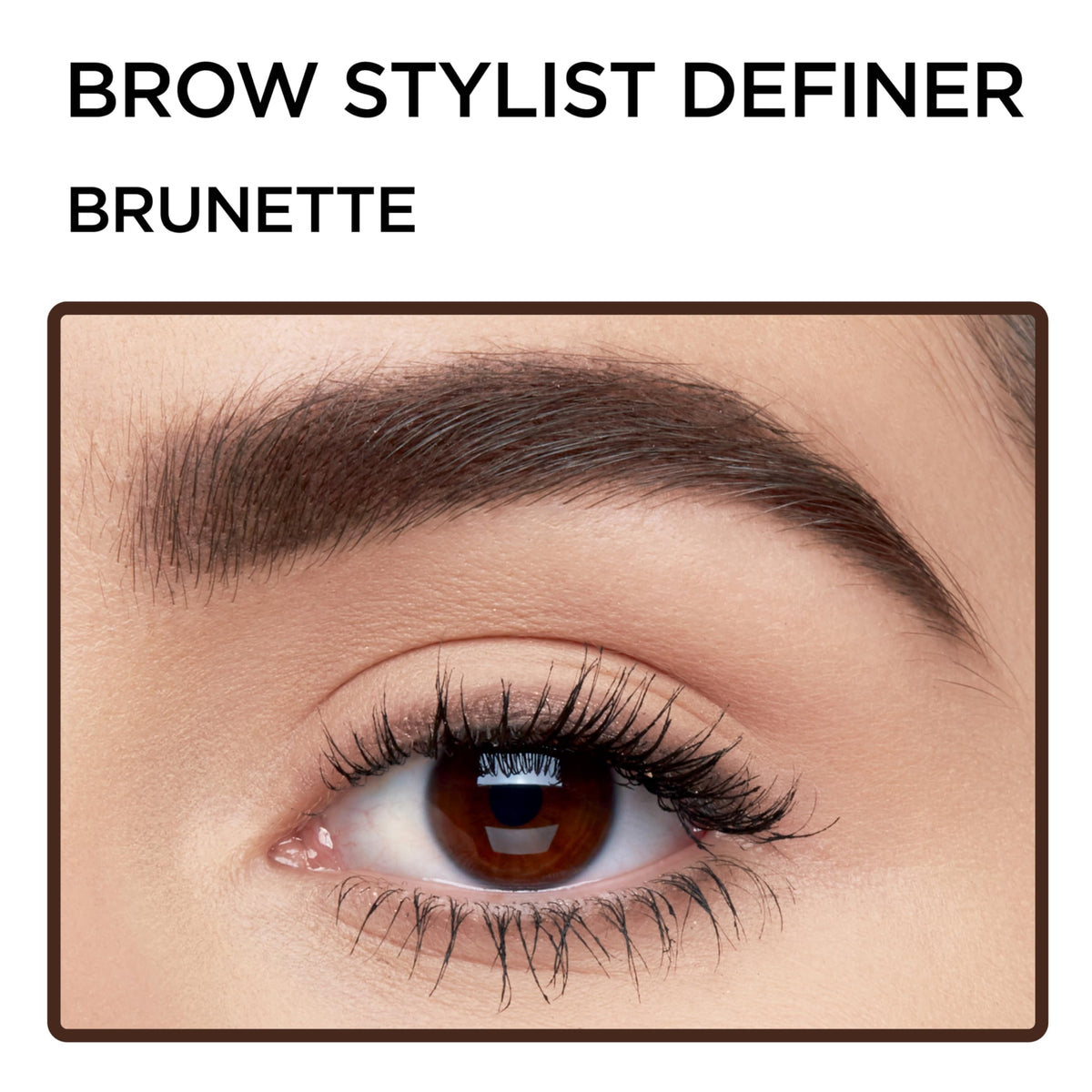 L'Oreal Paris Makeup Brow Stylist Definer Waterproof Eyebrow Pencil, Ultra-Fine Mechanical Pencil, Draws Tiny Brow Hairs and Fills in Sparse Areas and Gaps, Dark Brunette, 0.11 Ounce (Pack of 2)