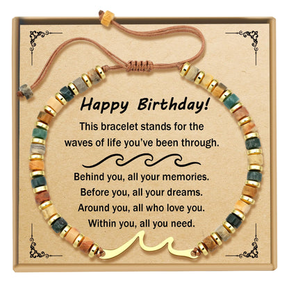 13th 16th 18th 40th 50th 60th Birthday Gifts Wave Birthday Bracelet