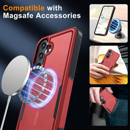 for Samsung Galaxy S24 FE Case, Full Body Heavy Duty Cover, Black Matte