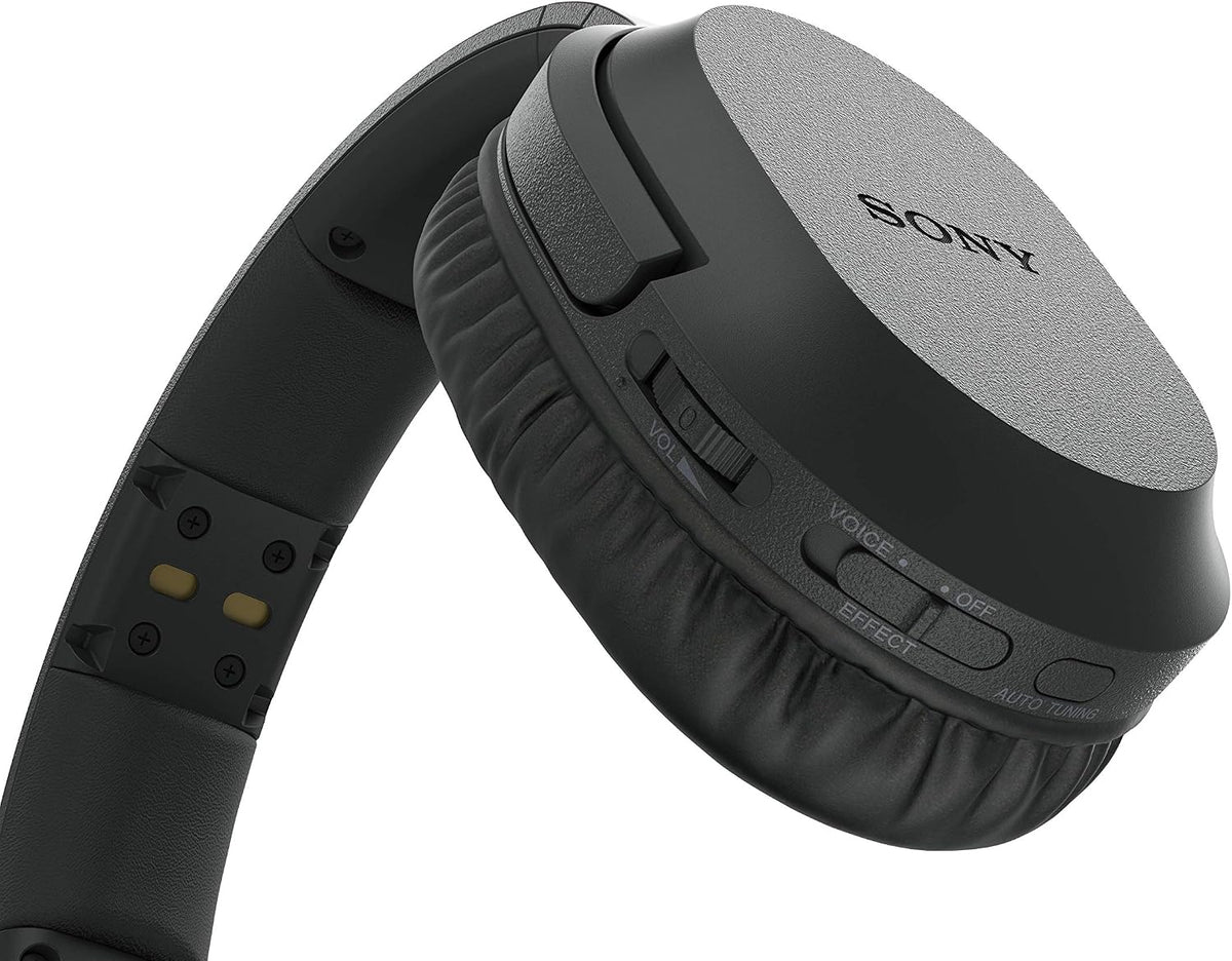 Sony RF400 Wireless Home Theater Headphones for Watching TV WHRF400, Black