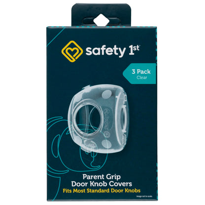 Safety 1st Parent Grip Door Knob Covers, White, One Size,4 Count (Pack of 1) (HS3260600), Packaging may vary