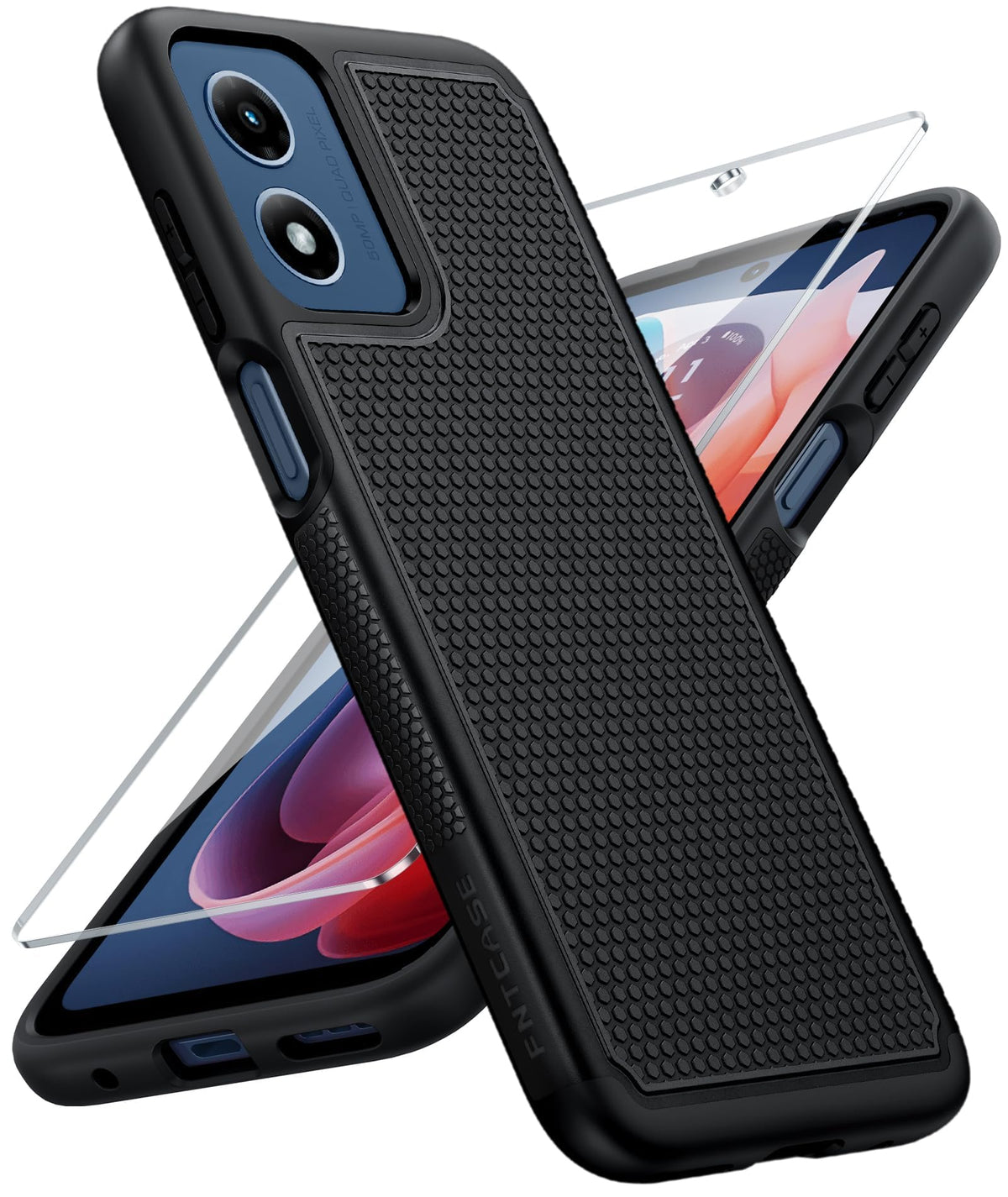 FNTCASE for Google Pixel 9a Case: Green Non Slip Textured