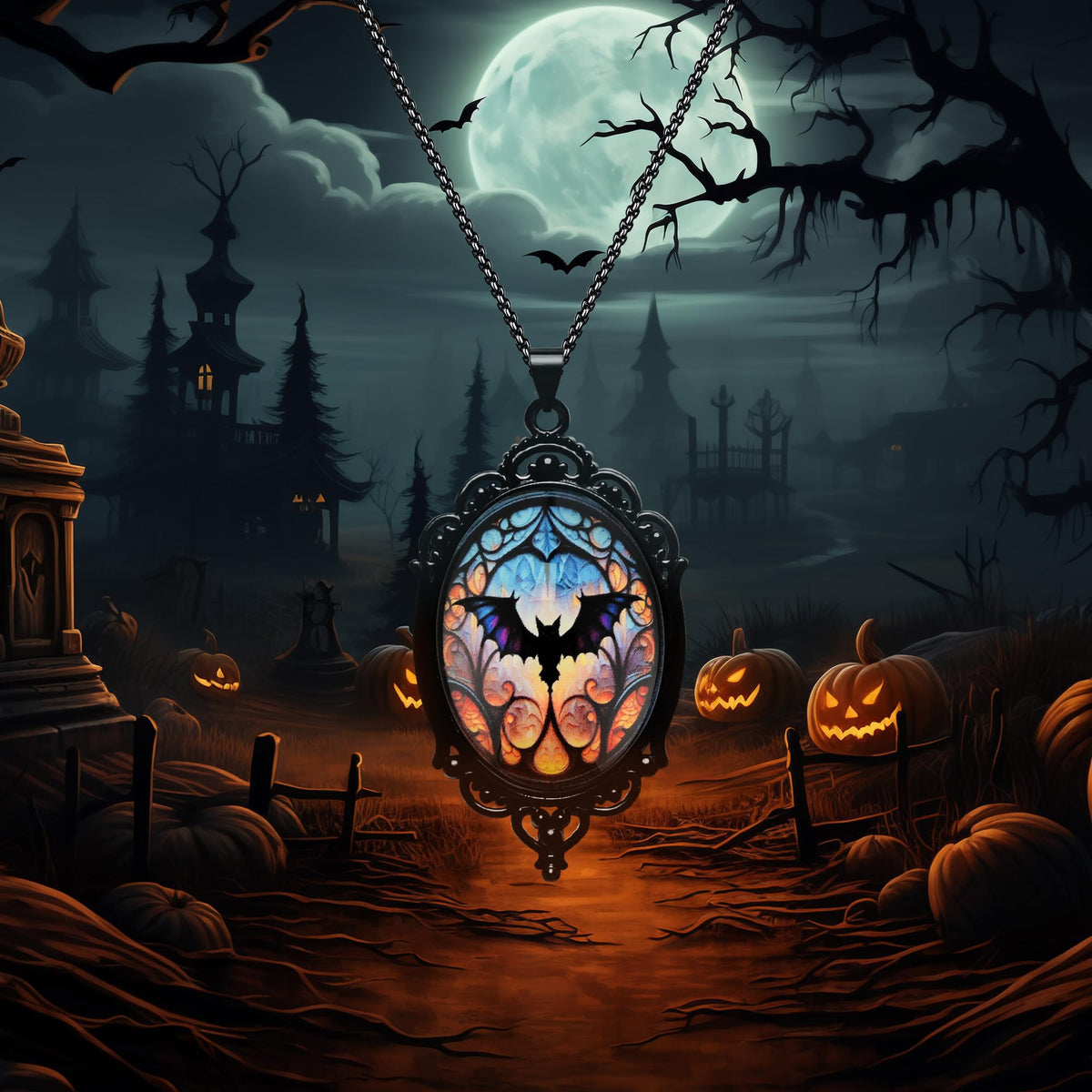 Gothic Necklace as Halloween Costume Jewelry for Women
