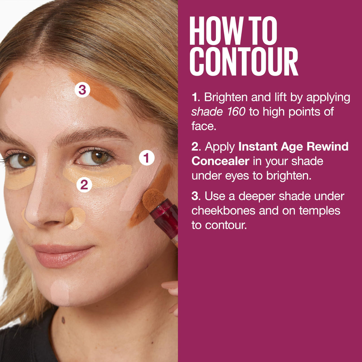 Maybelline Instant Age Rewind Eraser Dark Circles Multi-Use Concealer, 110