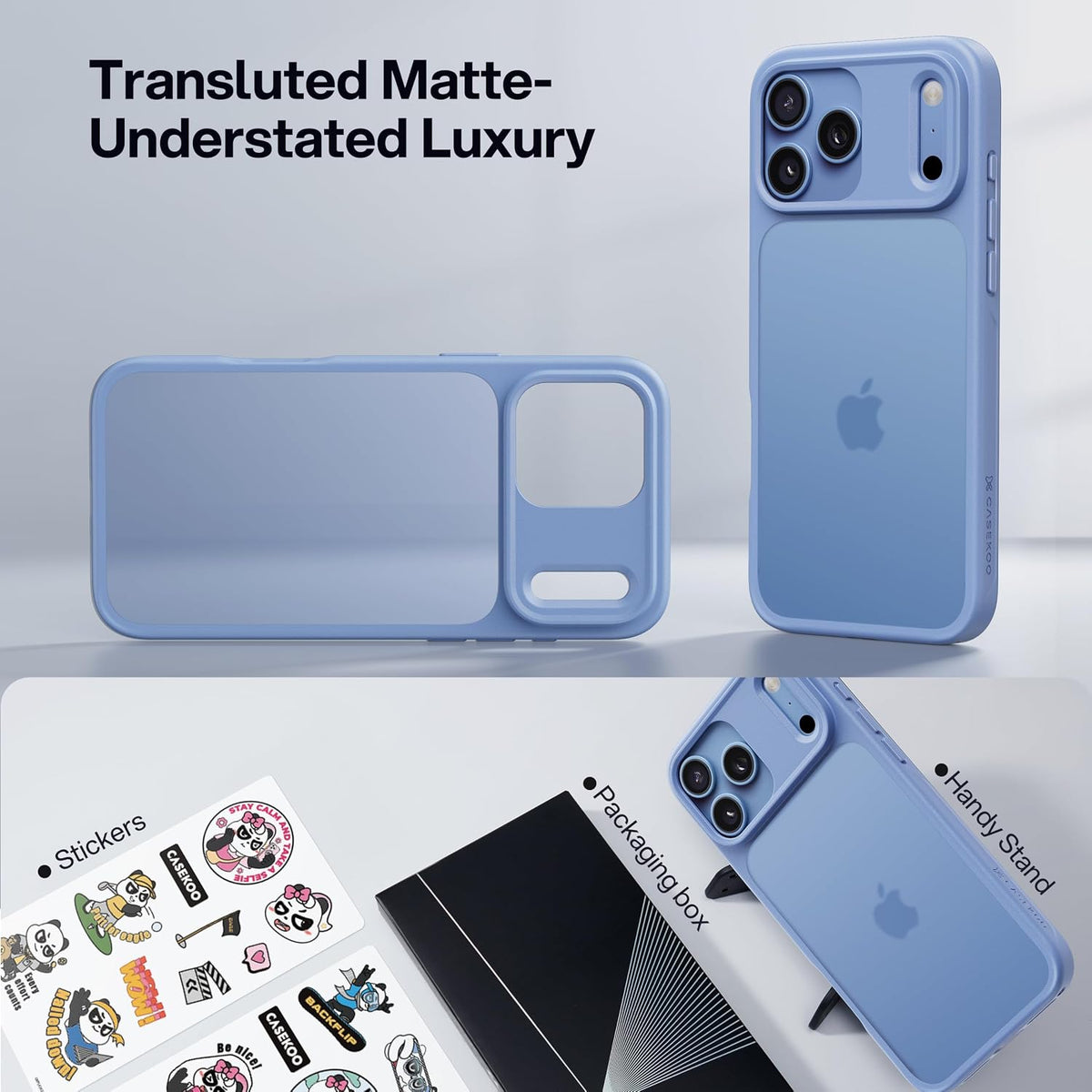 CASEKOO for iPhone Air Case, Crystal Clear, Patented Anti-Yellowing, Slim