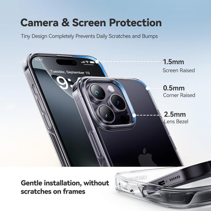 CASEKOO for iPhone Air Case, Crystal Clear, Patented Anti-Yellowing, Slim
