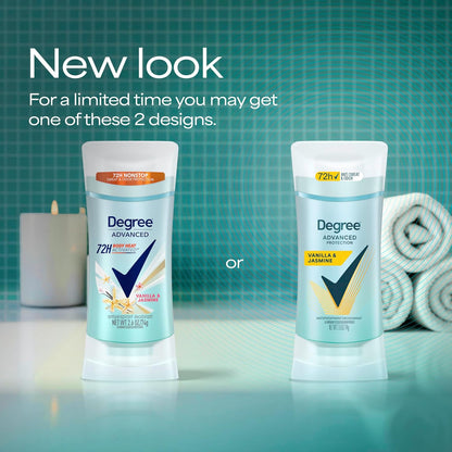 Degree Advanced Protection Antiperspirant Deodorant Vanilla & Jasmine 2.6oz